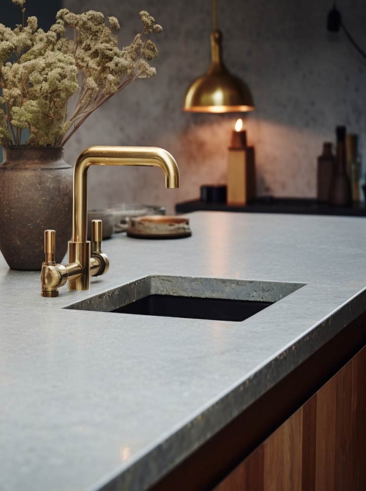Elegant kitchen with quartz countertops in Charlotte, NC