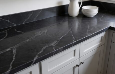 Quartz countertops installed in a modern kitchen in Monroe, North Carolina